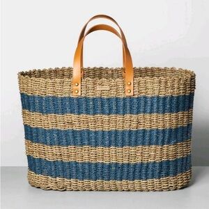 Hearth and Hand with Magnolia • XLarge Size • Seagrass Beach Tote • NEW